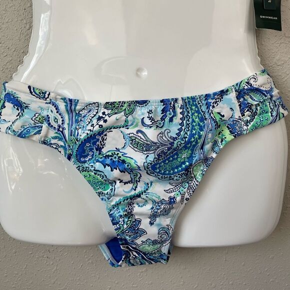 NWT Lauren Ralph Lauren Matching Tankini Top and Bottoms Sizes 16 - Picture 3 of 8